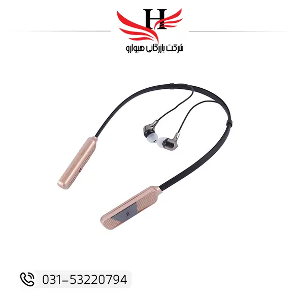 هدست بلوتوثی گردنی با طراحی ارگونومیک | خرید عمده هدست گردنی بلوتوث از هیوارو نمایندگی شهرضا اصفهان و تهران